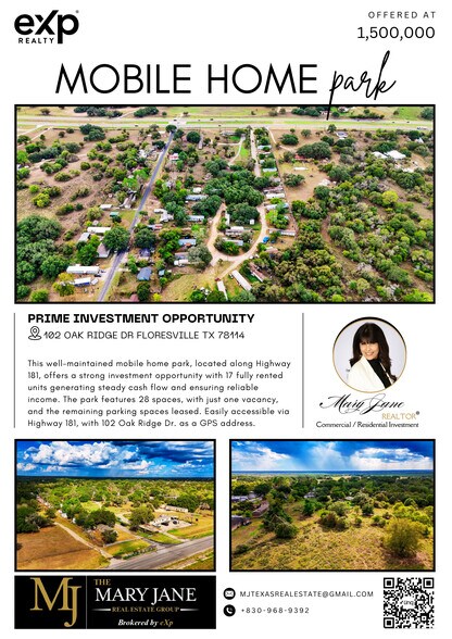 More Photos Of 102 Oak Ridge Dr, Floresville Trailer Camper Park For Sale