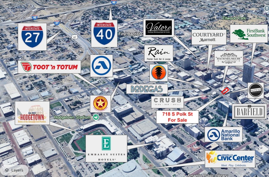 More Photos Of 618 S Polk St, Amarillo Storefront Retail Office For Sale