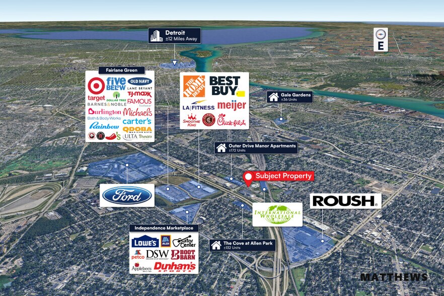 More Photos Of 23900 Outer Dr, Melvindale Parking Lot For Sale