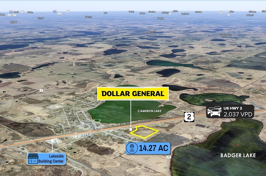 More Photos Of adj. to 209 U.S. 2, Erskine Land For Sale