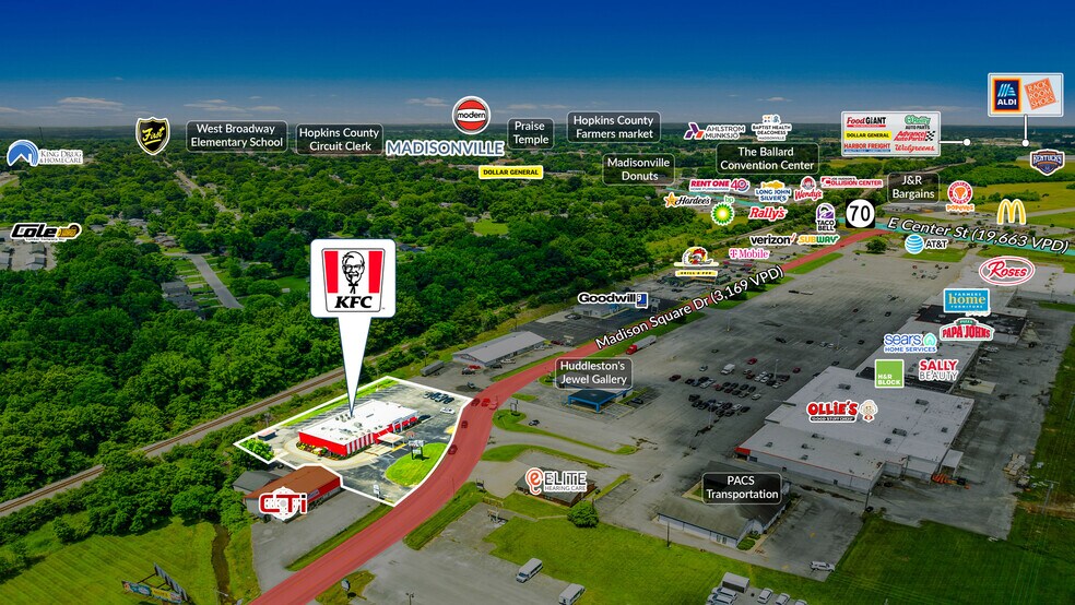 More Photos Of 197 Madison Square Dr, Madisonville Fast Food For Sale