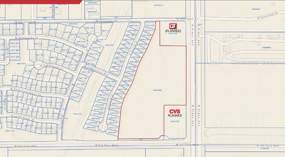 Pinal Ave & Val Vista Blvd, Casa Grande, AZ 85122 Land For Sale