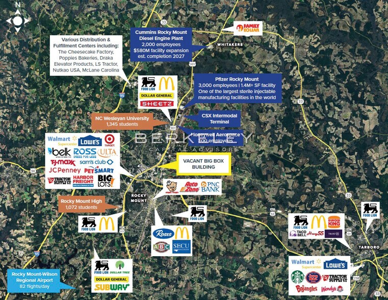 More Photos Of 1473 N Wesleyan Blvd, Rocky Mount Freestanding For Sale