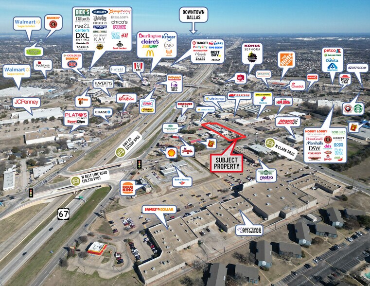 More Photos Of 125 N Clark Rd, Cedar Hill Storefront For Sale