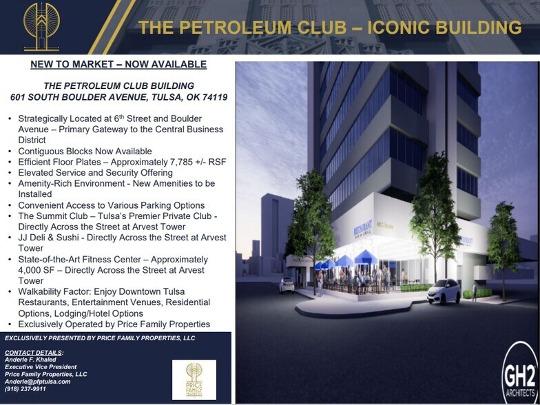 More Photos Of 601 S Boulder Ave, Tulsa Office For Sale