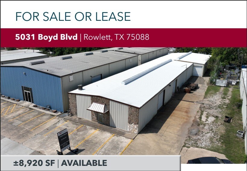 Primary Photo Of 5031 Boyd Blvd, Rowlett Warehouse For Lease