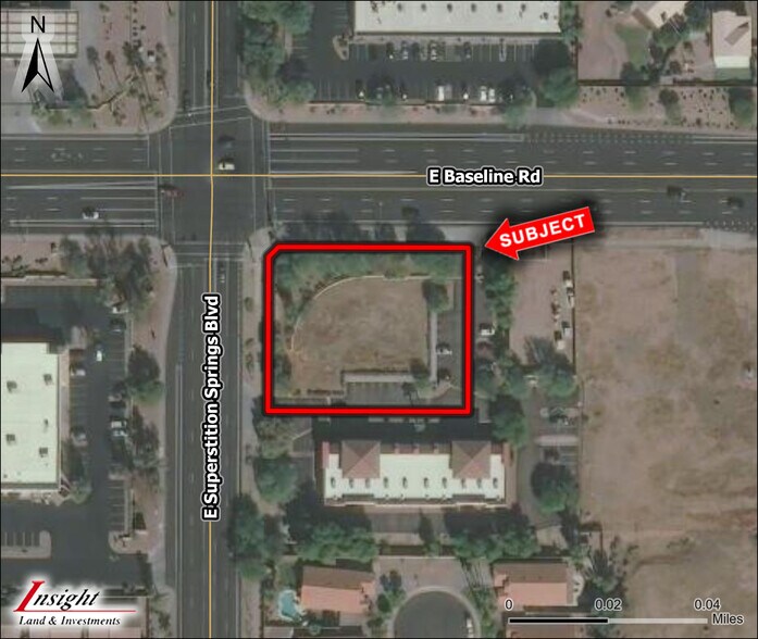 Primary Photo Of SUPERSTITION SPRINGS Blvd @ Baseline Rd, Mesa Land For Sale