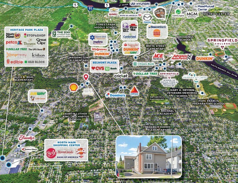 More Photos Of 908 Belmont Ave, Springfield Storefront Retail Residential For Sale