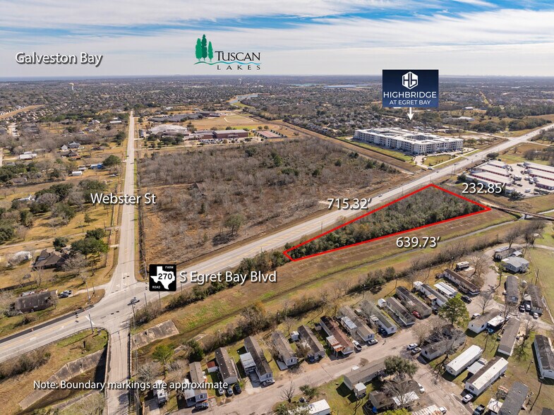 More Photos Of 1.93 AC @ Egret Bay Boulevard & Webster Street, League City Land For Sale