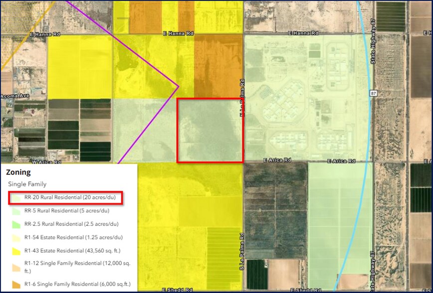 More Photos Of NWC Arica Rd & La Palma Rd, Eloy Land For Sale