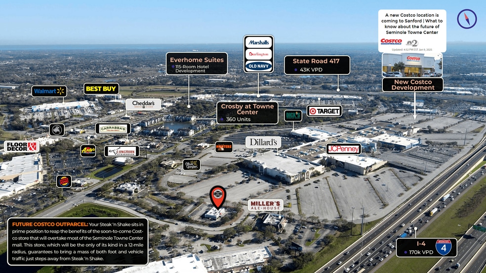 More Photos Of 40 Towne Center Cir, Sanford Fast Food For Sale