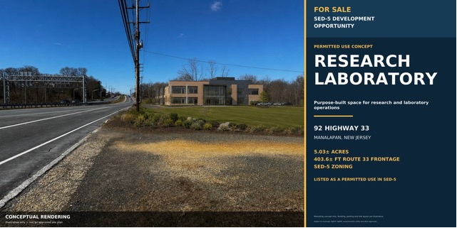 More Photos Of 92 State Hwy 33, Manalapan Township Warehouse For Sale