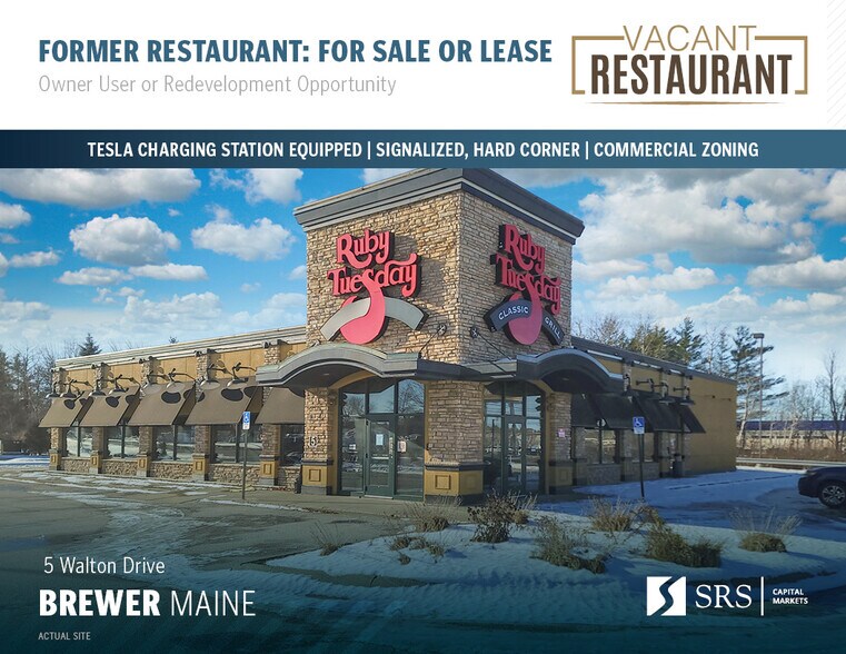 Primary Photo Of 5 Walton Dr, Brewer Restaurant For Sale