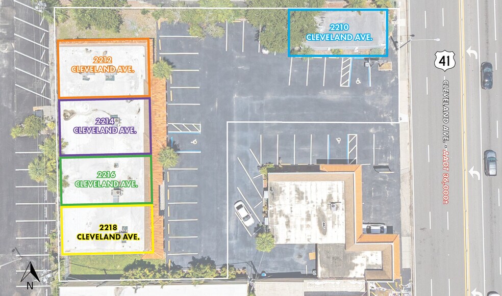 More Photos Of 2210-2218 S Cleveland Ave, Fort Myers Storefront Retail Office For Lease