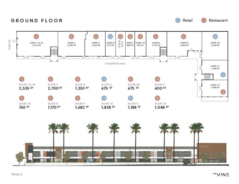 More Photos Of 1253 Vine St, Los Angeles Storefront Retail Office For Lease