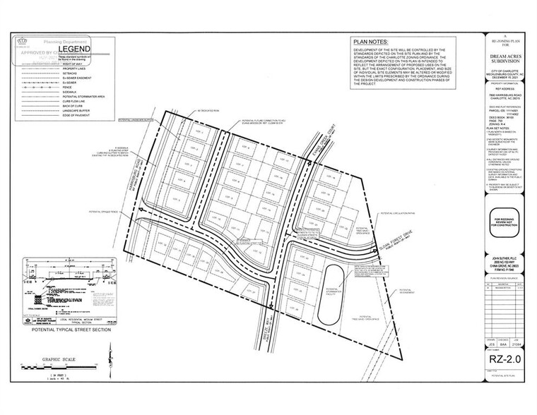 Primary Photo Of 7800 Harrisburg Rd, Charlotte Land For Sale