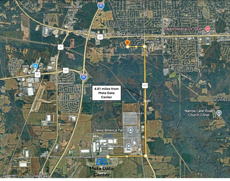 More Photos Of 315 W Fleming Rd, Montgomery Flex For Lease