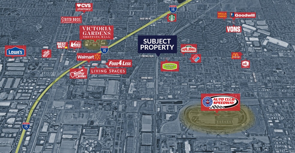 More Photos Of 13351 Foothill Blvd, Fontana Land For Lease