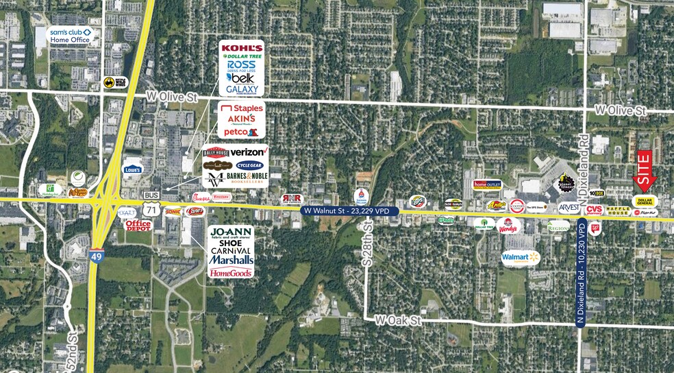 More Photos Of 1519 W Walnut St, Rogers General Retail For Lease