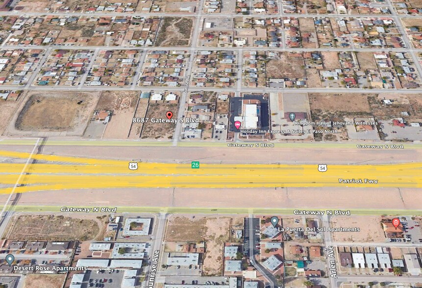 More Photos Of 8687 Gateway South Blvd, El Paso Land For Sale