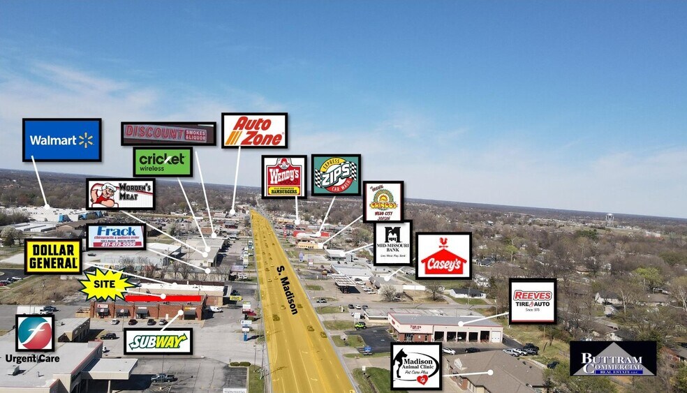 More Photos Of 1612 S Madison St, Webb City Storefront For Lease