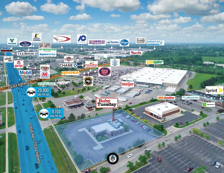 51295 Gratiot Ave, Chesterfield, MI 48051 Restaurant For Sale