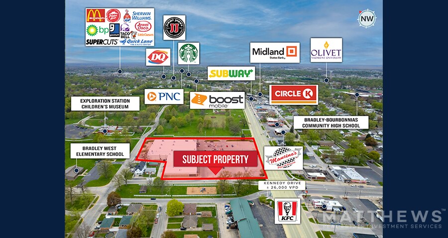 More Photos Of 185 N Kennedy Dr, Bradley Storefront For Lease