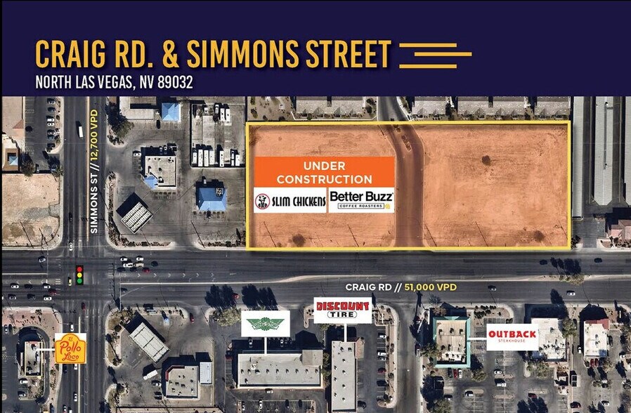 More Photos Of W Craig Rd @ Simmons St, North Las Vegas Land For Sale