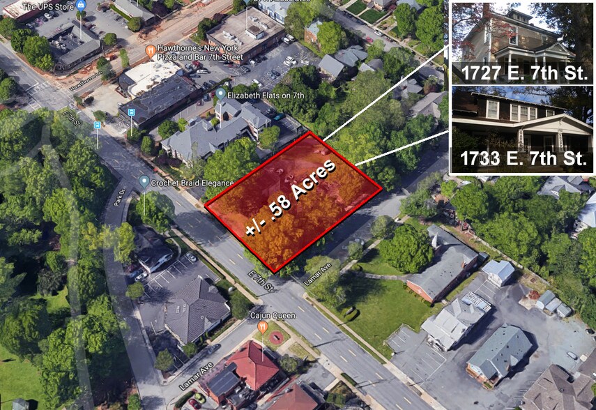Primary Photo Of 1727-1733 E 7th St, Charlotte Land For Sale