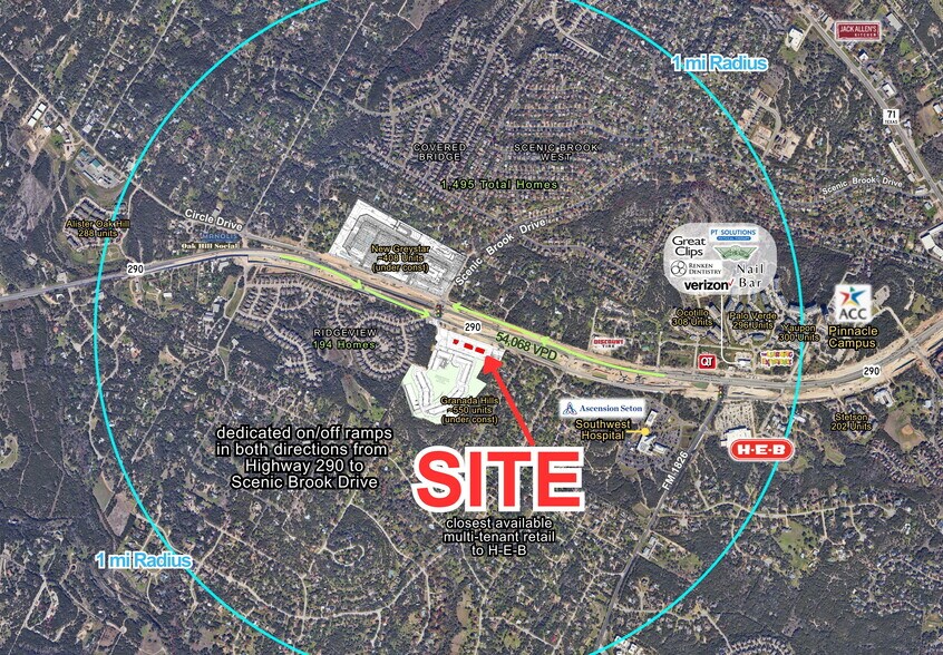 More Photos Of Hwy 290 & Oak Hill Parkway, Austin Unknown For Lease