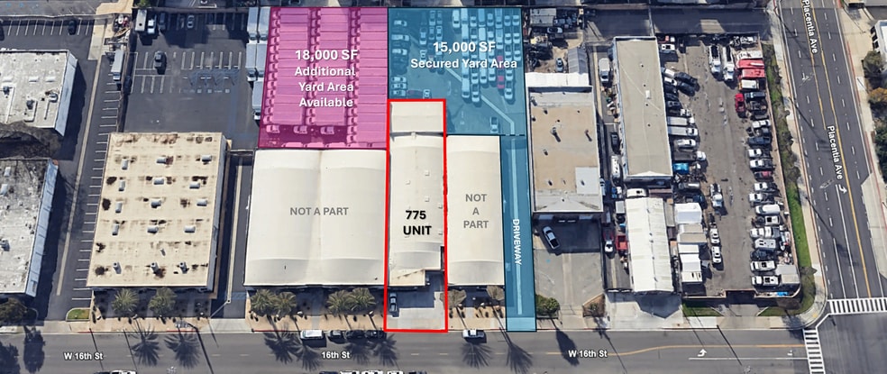 More Photos Of 765 W 16th St, Costa Mesa Land For Lease