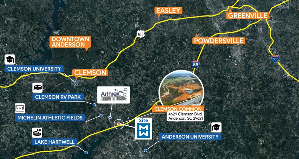 More Photos Of 112 Interstate Blvd, Anderson Land For Lease