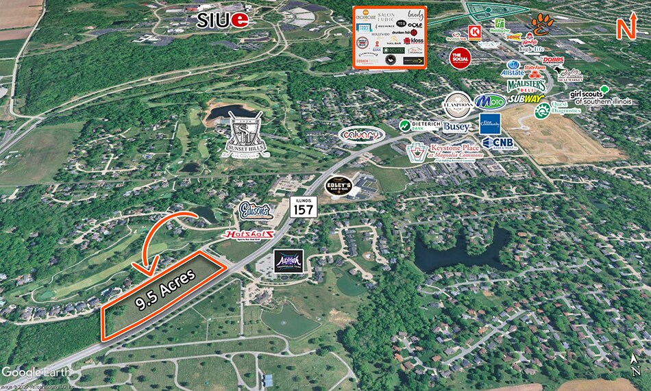 Primary Photo Of 2621 South State Route 157, Edwardsville Land For Sale