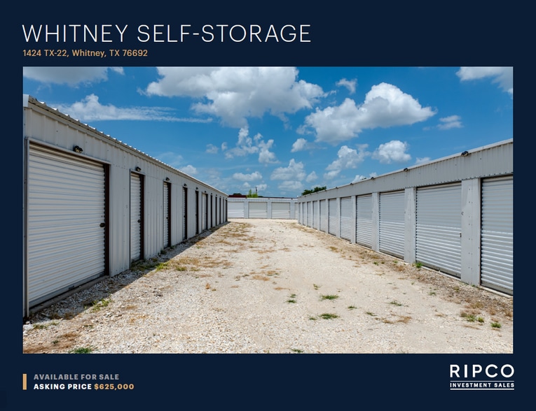 Primary Photo Of 1424 TX-22 Hwy, Whitney Self Storage For Sale