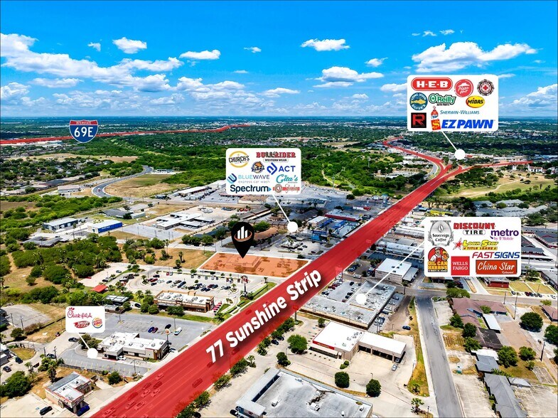 More Photos Of 1802 S 77 Sunshine Strip, Harlingen Storefront Retail Office For Sale