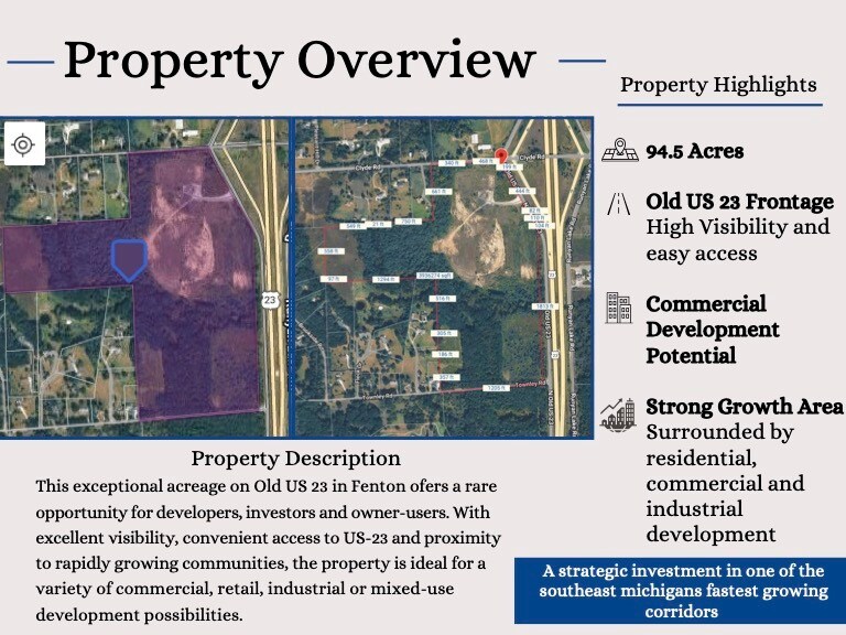 More Photos Of 4975 Old Us 23, Fenton Land For Sale
