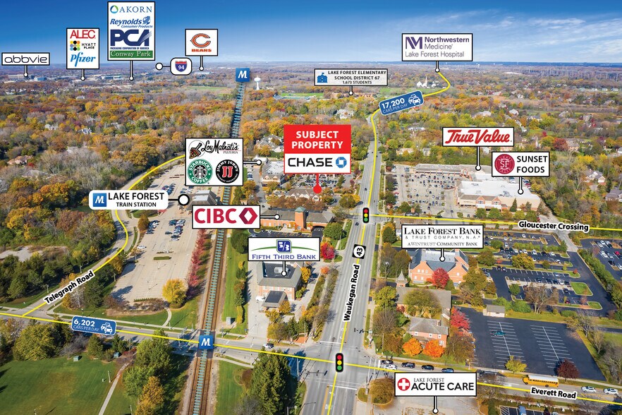 More Photos Of 884 S Waukegan Rd, Lake Forest General Retail For Sale