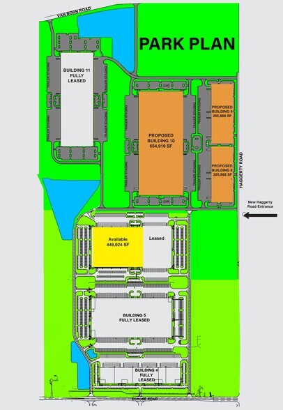 More Photos Of 42060 Ecorse Rd, Van Buren Township Warehouse For Lease