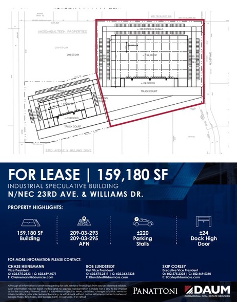 Primary Photo Of NEC 23rd Ave & Williams Dr, Phoenix Industrial For Lease