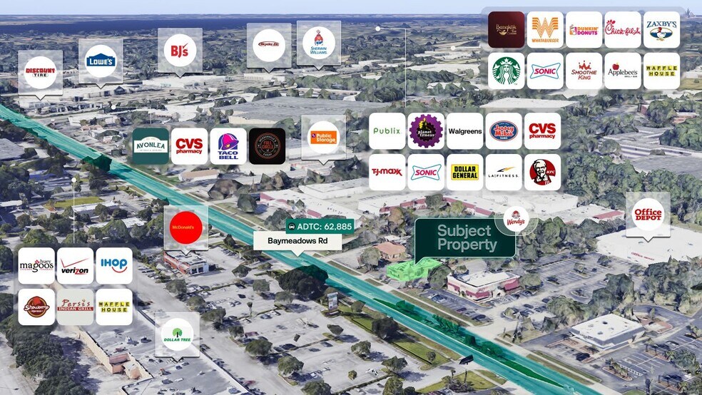 More Photos Of 8625 Baymeadows Rd, Jacksonville Fast Food For Sale