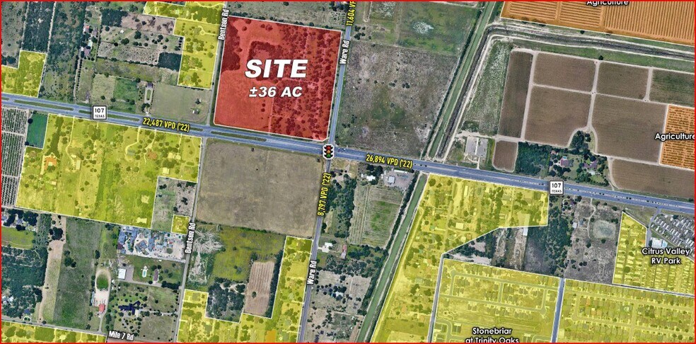 Primary Photo Of Highway 107, McAllen Land For Sale