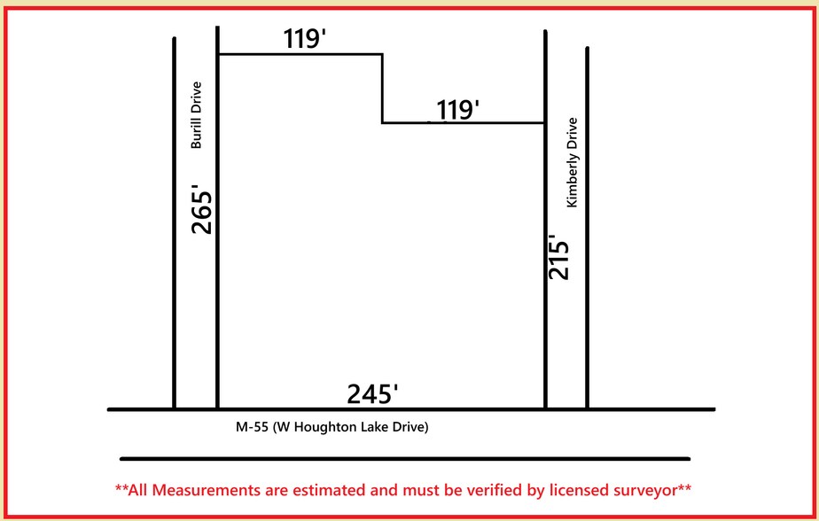 More Photos Of 104 Burrill Dr, Prudenville Land For Sale