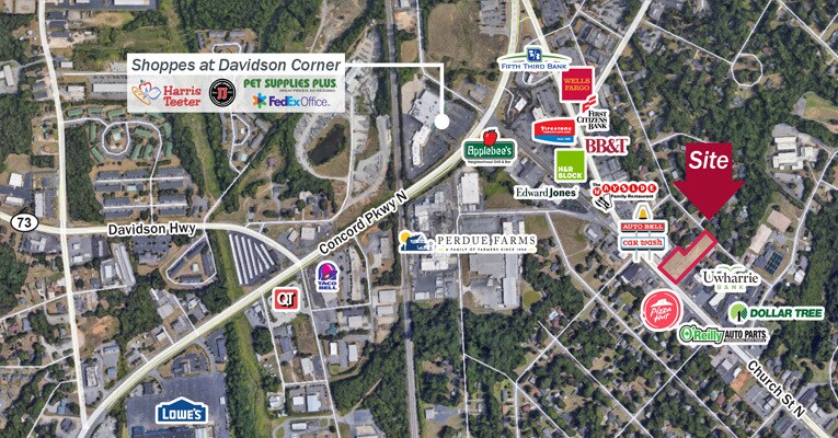 More Photos Of 726 Church St N, Concord Land For Lease