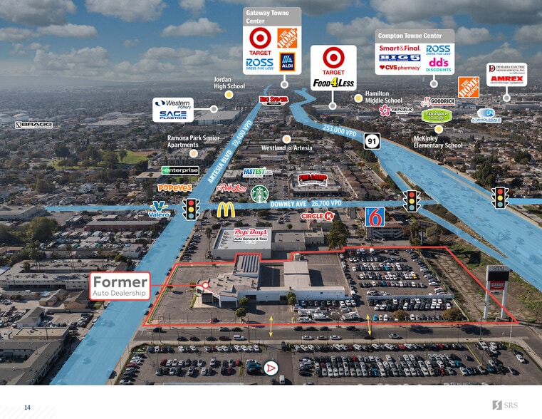 More Photos Of 8559 Artesia Blvd, Bellflower Auto Dealership For Lease