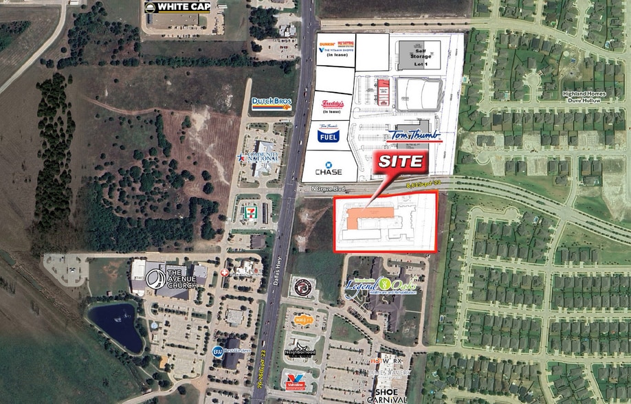 More Photos Of SEQ North Grove Blvd & US-77, Waxahachie General Retail For Lease