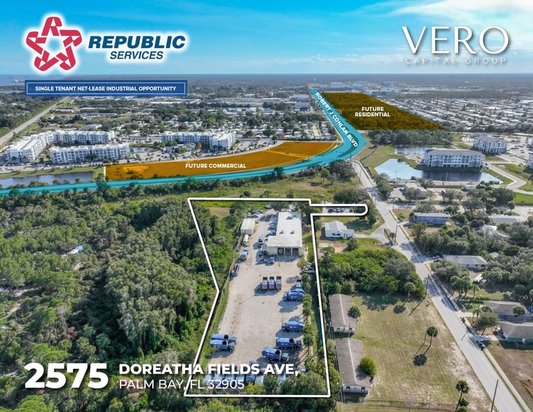 Primary Photo Of 2575 Doreatha Fields Ave NE, Palm Bay Industrial For Sale
