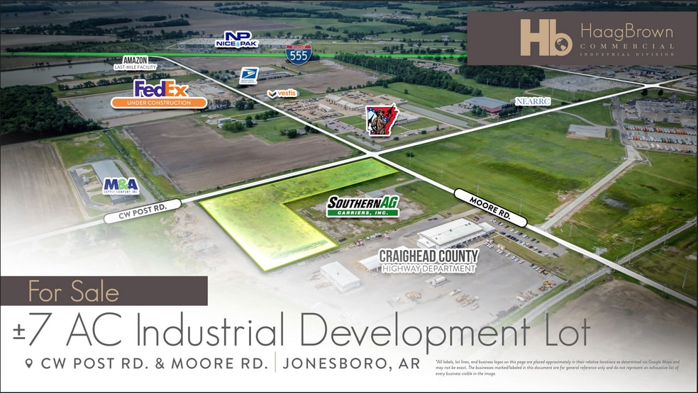 Primary Photo Of 2900 Moore Rd, Jonesboro Land For Sale