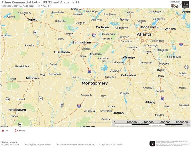 More Photos Of U.S. 31, Verbena Land For Sale