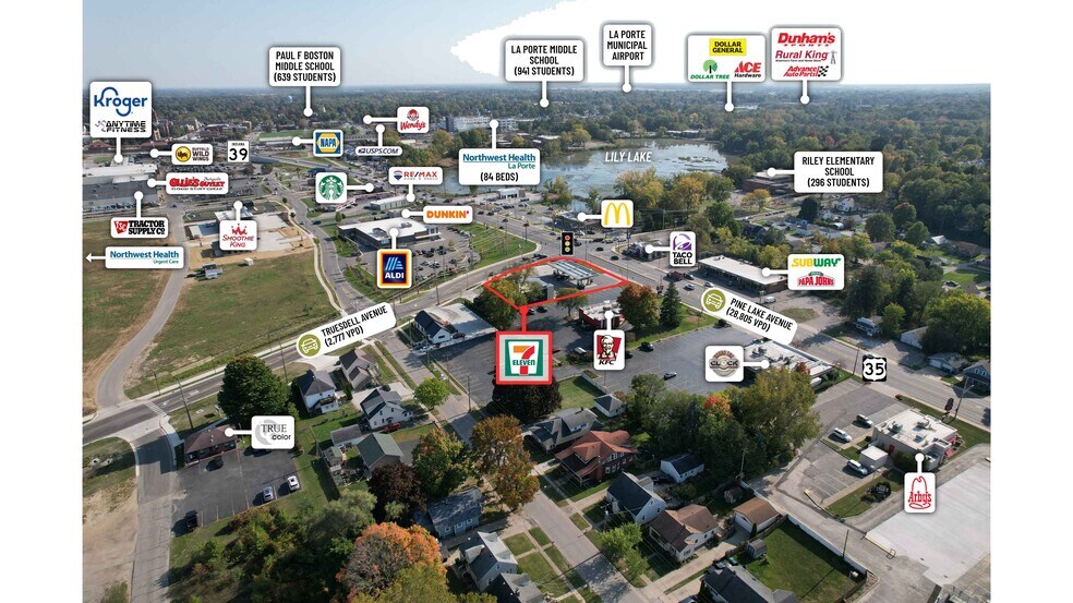 More Photos Of 201 Pine Lake Ave, La Porte Convenience Store For Sale