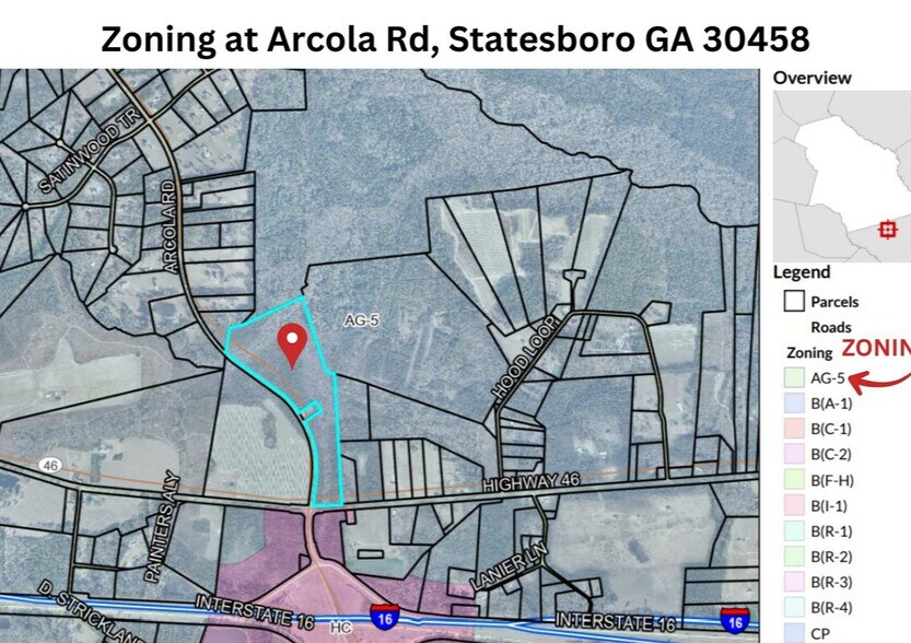 More Photos Of Arcola Road Rd @ GA HWY 46, Statesboro Land For Sale